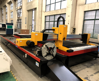 JLNS Hochleistungs-Einzeltisch-Laserschneidmaschinenserie für Bleche und Rohre