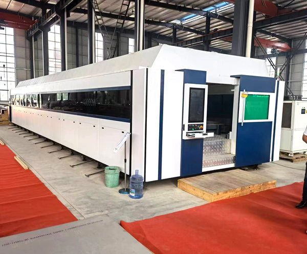 JLMA4020 pleine table d'échange fermée modes machine de découpe laser
