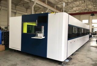 high power exchange table 10kw laser cutting machine for steel - qllaser