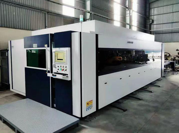 two converter tables 6000w laser cutter fiber laser machine 2*6m size - qllaser