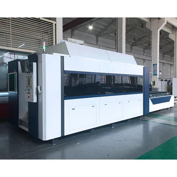 2.5m*6m 10kw laser cutter with shuttle table for metal - qllaser