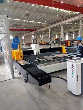 4m-12m high power gantry fiber laser cutting machine supplier for metel - qllaser