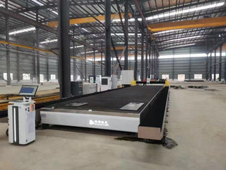 large format gantry fiber laser cutting machine factory for 6000w-40000w laser machine - qllaser